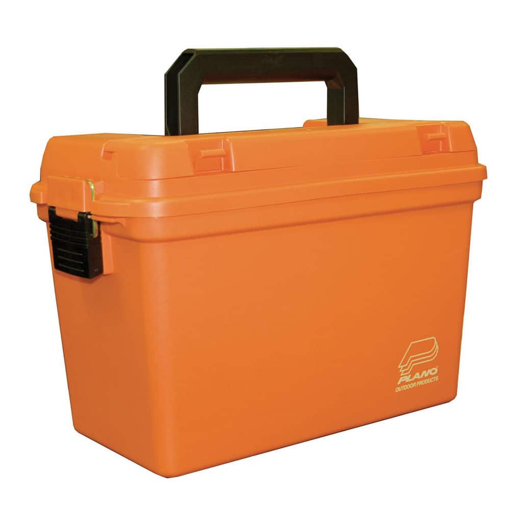 Plano Molding 161250 Tool Boxes, Cases & Chests; Material: Plastic ; Color: Orange ; Overall Depth: 8in ; Overall Height: 10in ; Overall Width: 15 