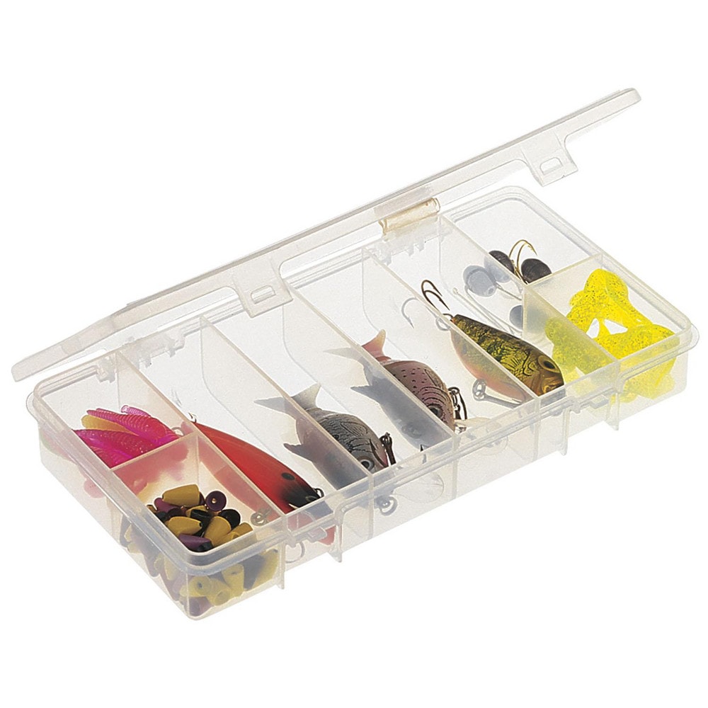 Small Parts Boxes & Organizers; Product Type: Compartment Box ; Lock Type: Tension Latch ; Width (Inch): 4 ; Number of Dividers: 0 ; Removable Dividers: No ; Color: Clear