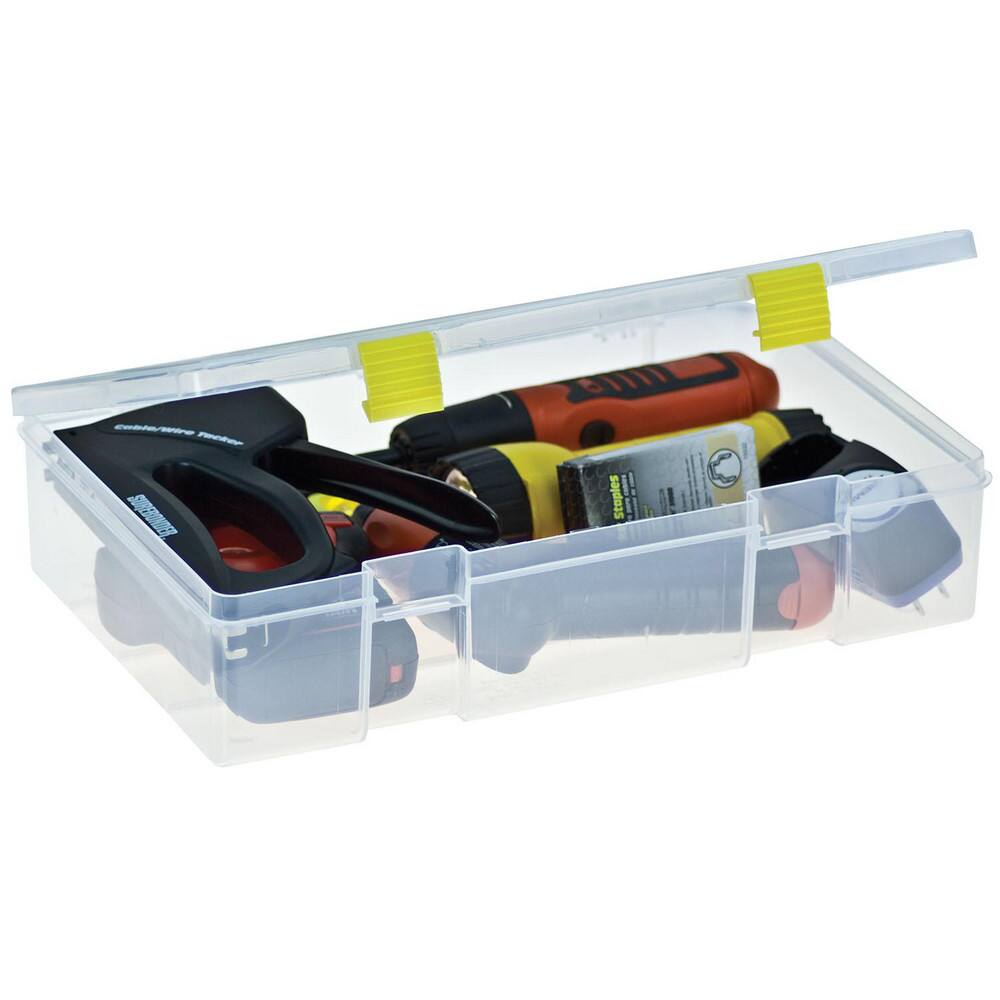Small Parts Boxes & Organizers; Product Type: Compartment Box ; Lock Type: ProLatch ; Width (Inch): 9 ; Depth (Inch): 3-1/4 ; Number of Dividers: 0 ; Removable Dividers: No