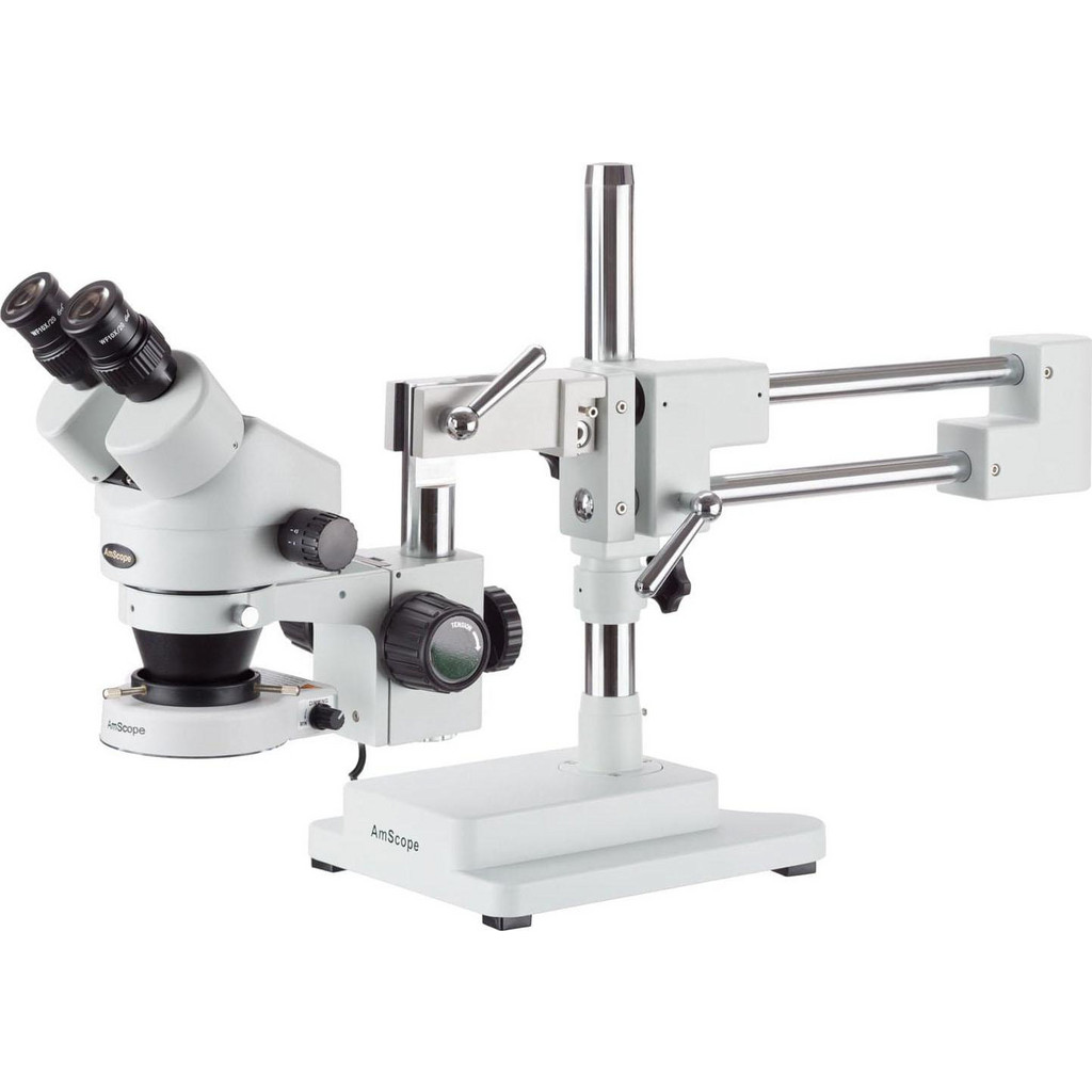 AmScope - 7X-45X Zoom Magnification Circuit Inspection Stereo ...
