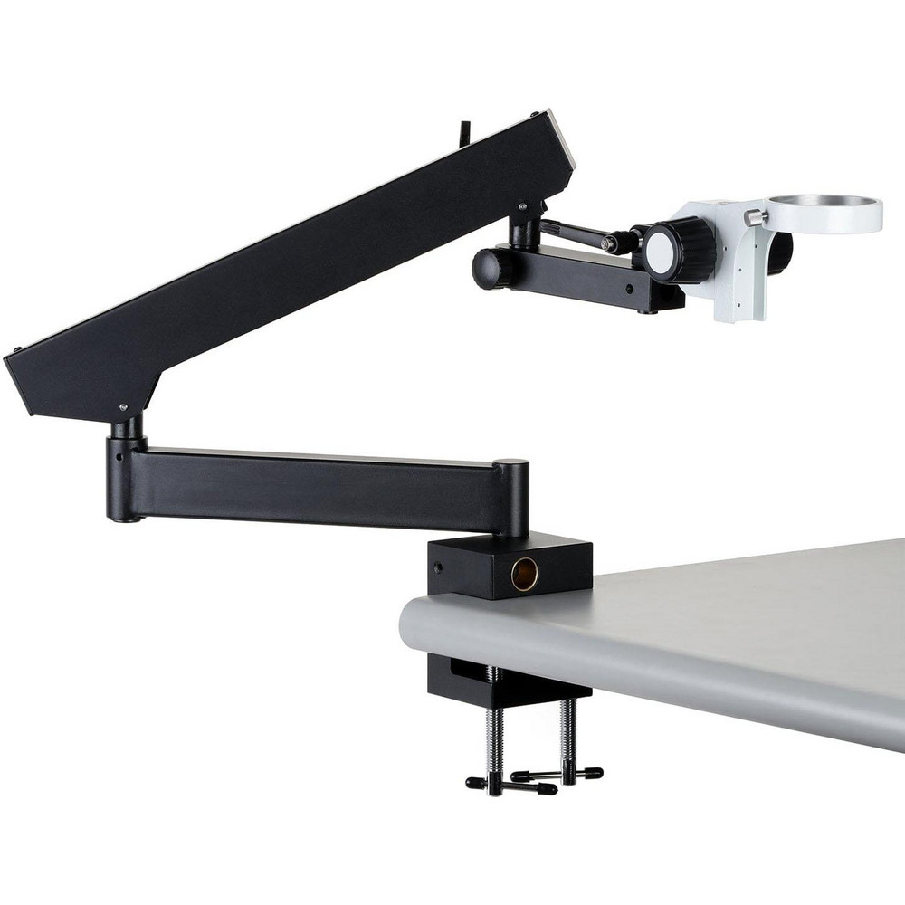 AmScope Articulating Stand with Clamp and Focusing Rack for Stereo