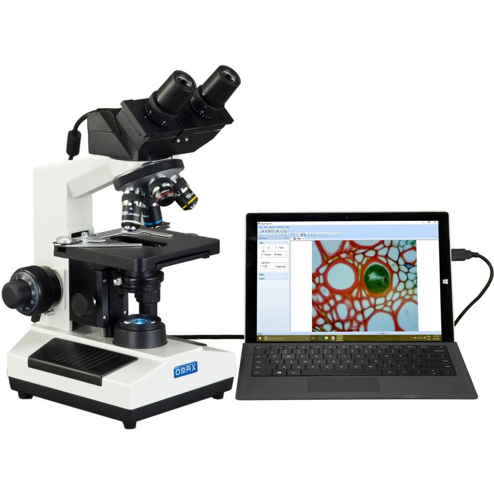 AmScope - 40X-2000X 3MP Digital Integrated Microscope with LED ...