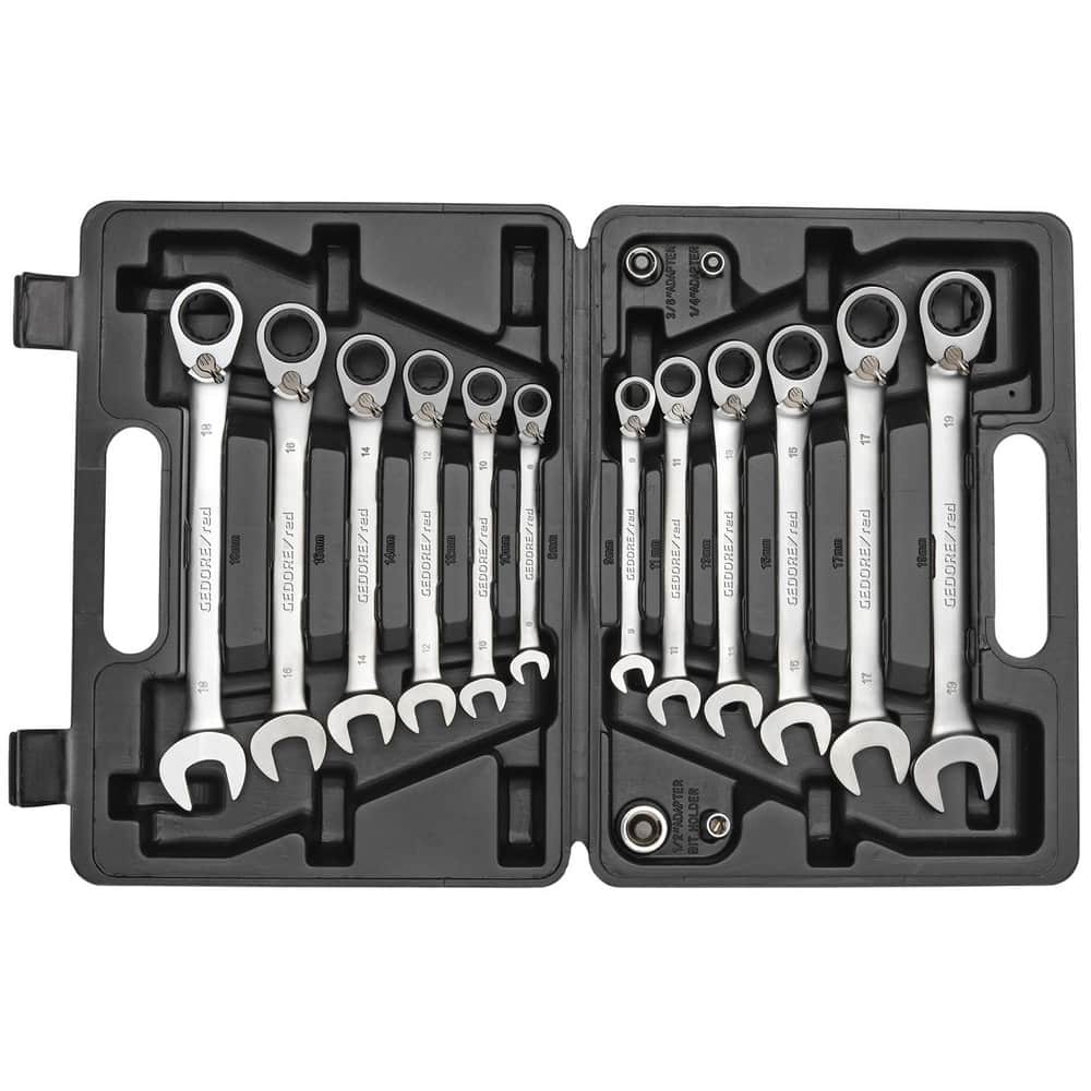 Gedore - Wrench Sets; Set Type: Combination Ratchet Wrench Set; Wrench ...