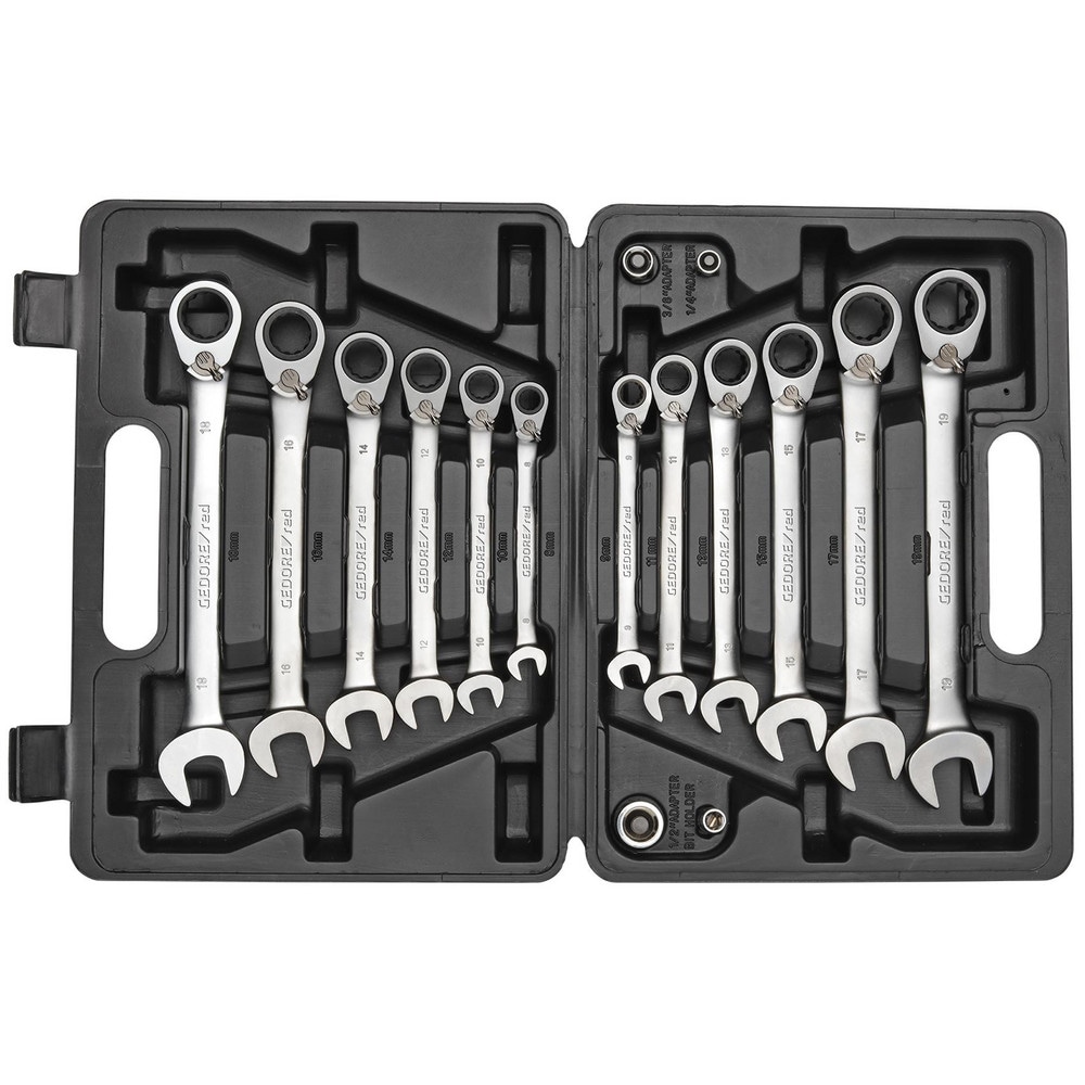 Gedore - Combination Wrench Set: 16 Pc, Metric | MSC Direct