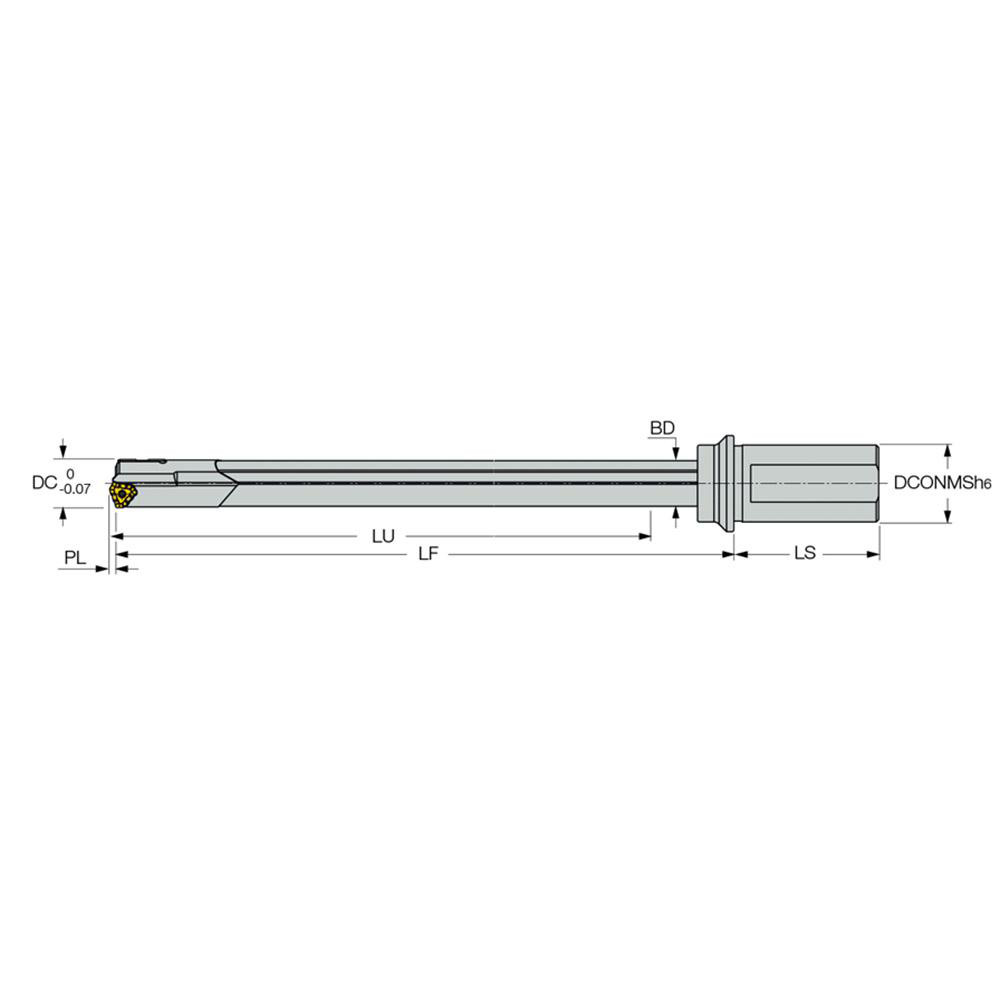Iscar - Indexable Insert Drill: GD-DH 32.00-10D-M40-13, 32.00 mm Max ...