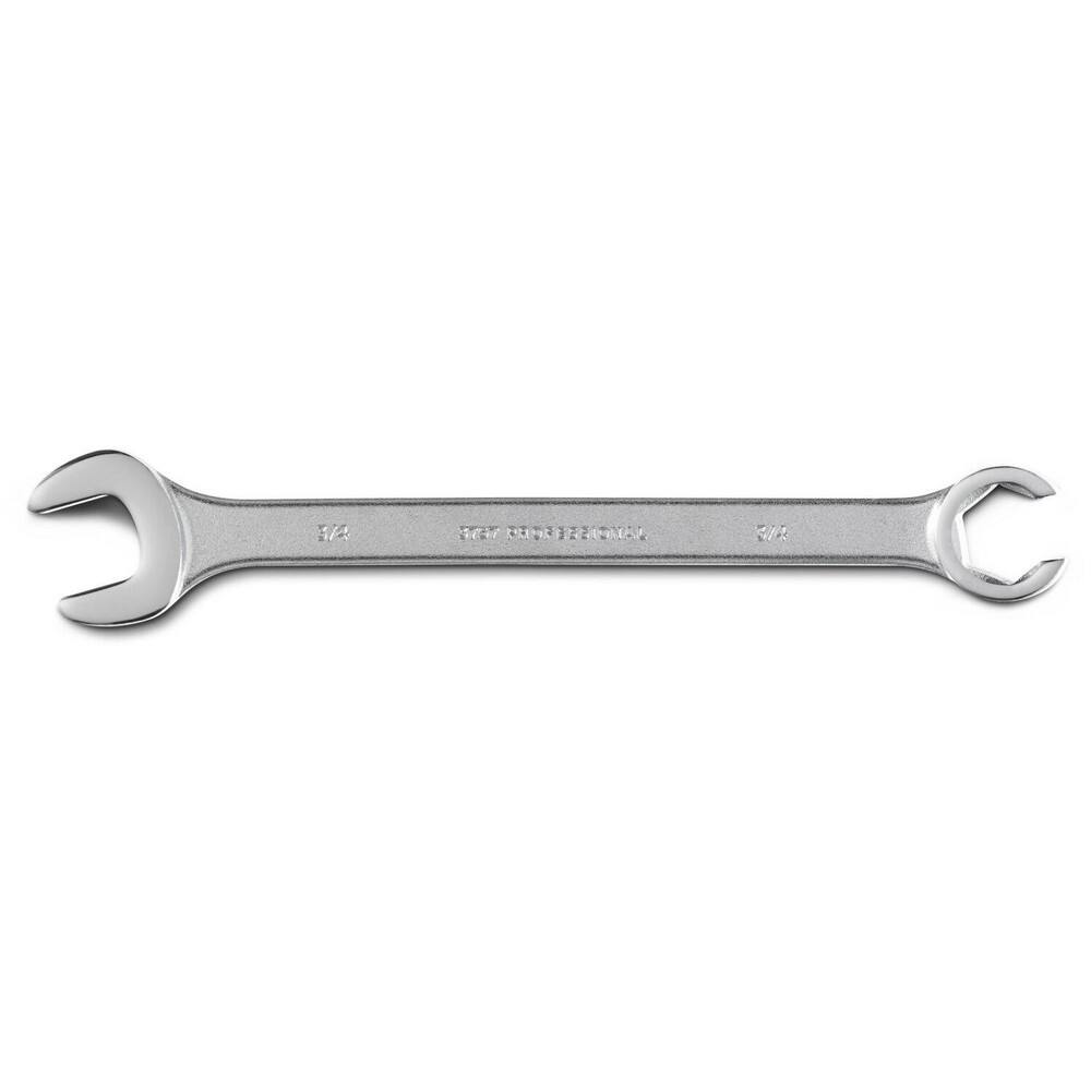 Flare Nut Wrenches; Type: Open End ; Size (Inch): 3/4 in ; Size (mm): 3/4 in ; Head Type: Offset; Double ; Opening Type: 6-Point Flare Nut ; Head Offset Angle: 15