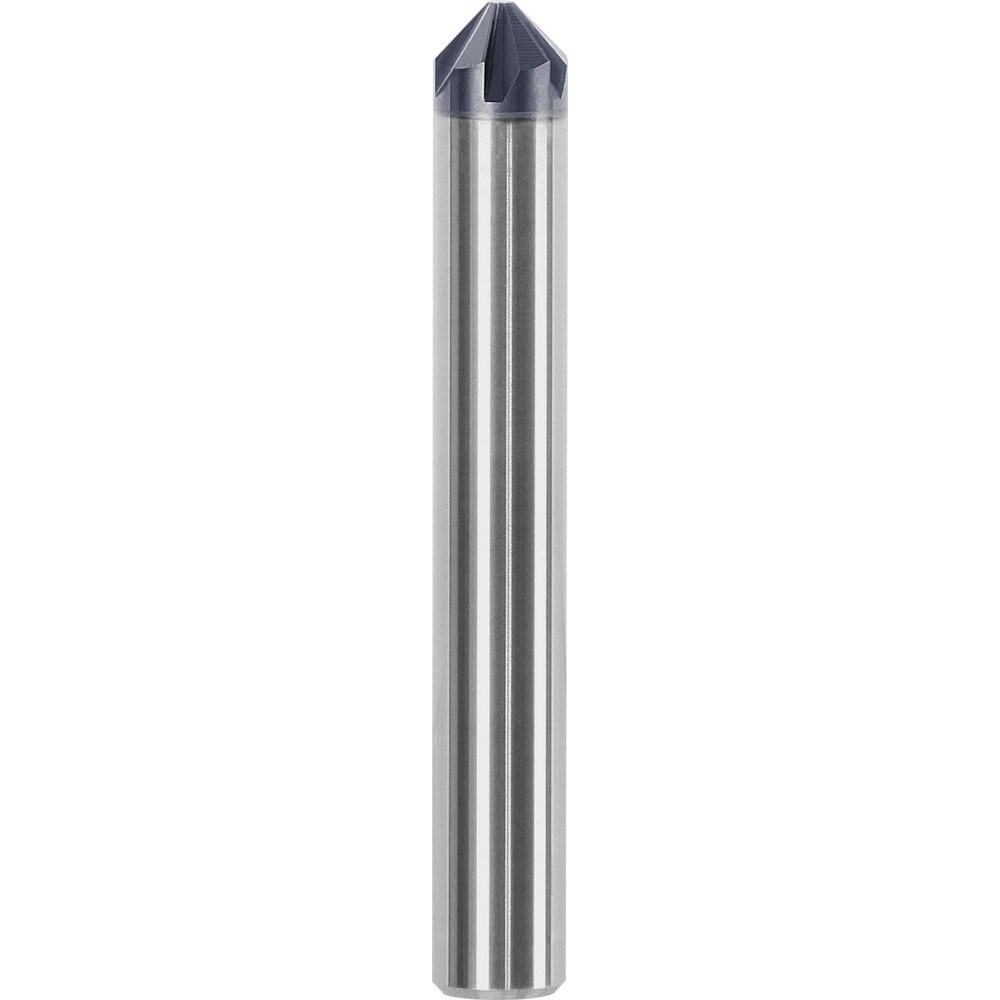 Chamfer Mills; Number Of Flutes: 6 ; End Type: Single ; Included Centerline Angle: 120 ; Included Side Angle: 30