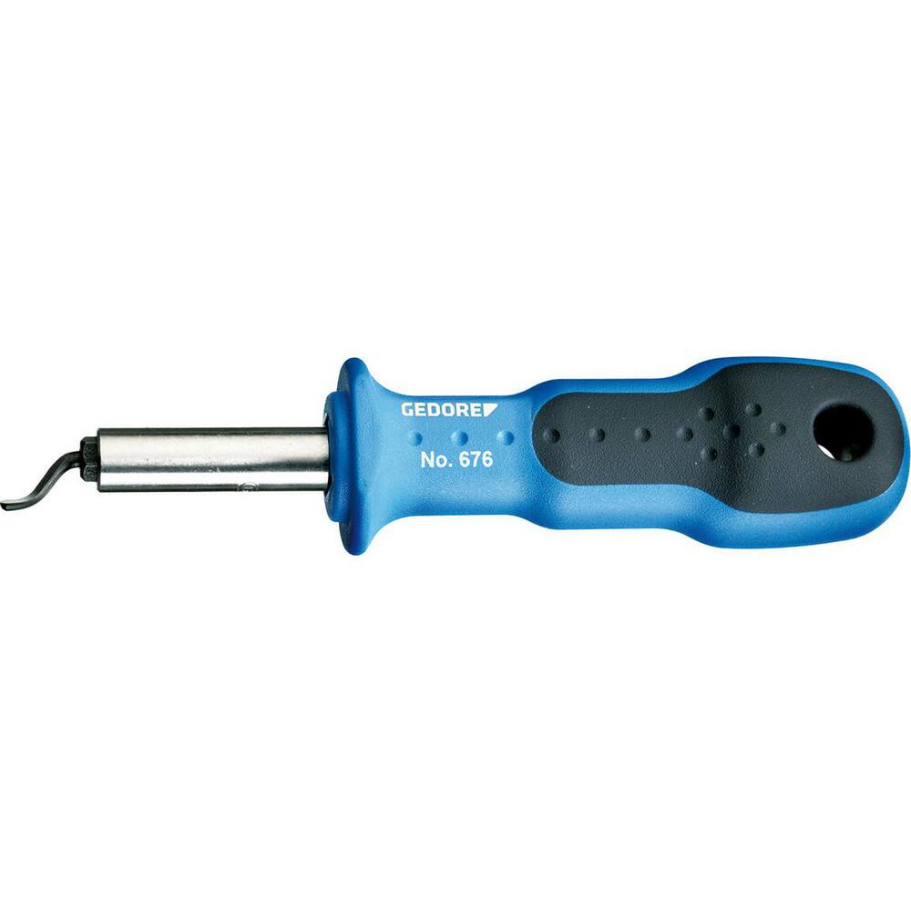 Hand Deburring Tool Sets; Blade Type: Deburrer ; Blade Material: High Speed Steel ; Blade Cross-Section Shape: Round ; Types Included: 1/4" Hex