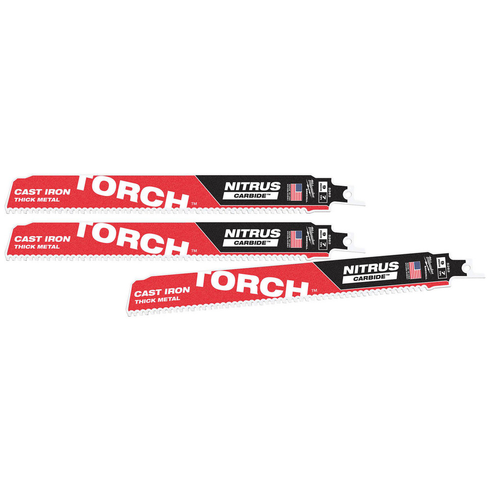 Milwaukee Tool Reciprocating Saw Blades; Blade Material Carbide