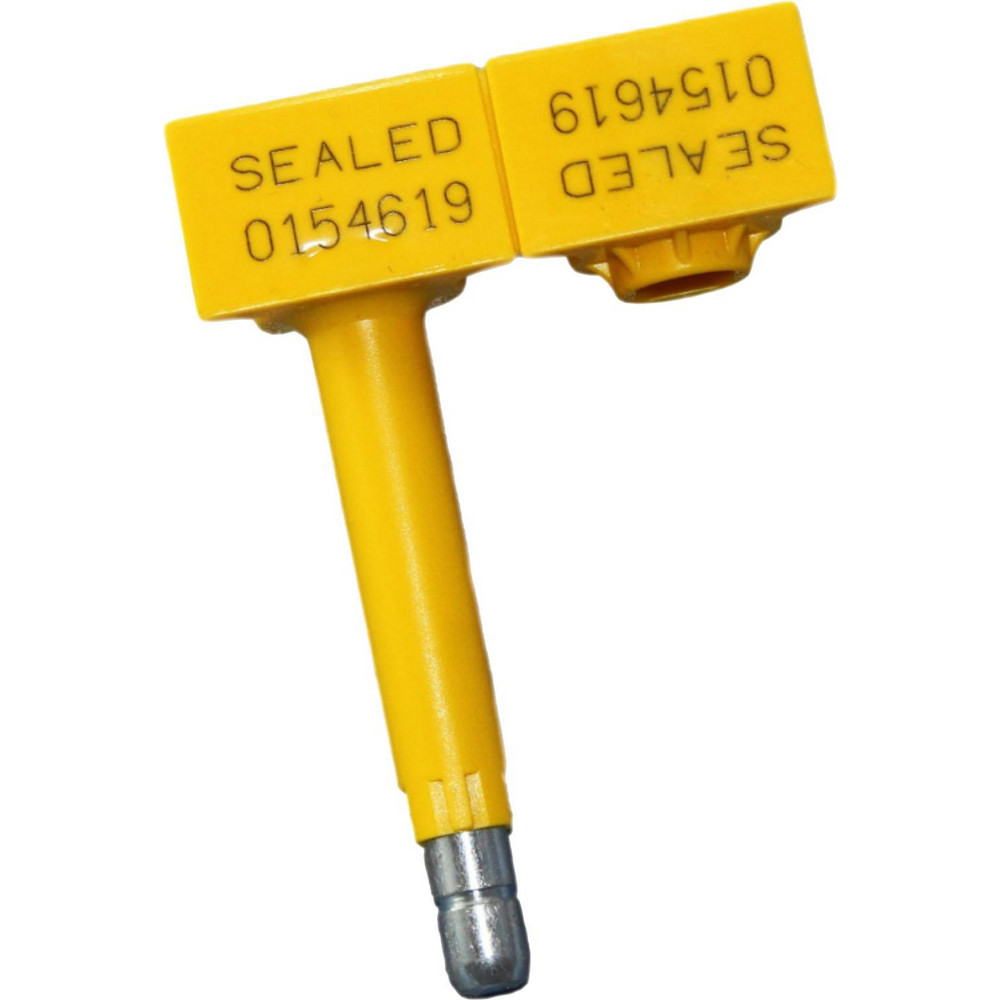Tydenbrooks Security Seals; Type Plastic Overmolded Bolt Seal; Overall Length (Decimal Inch