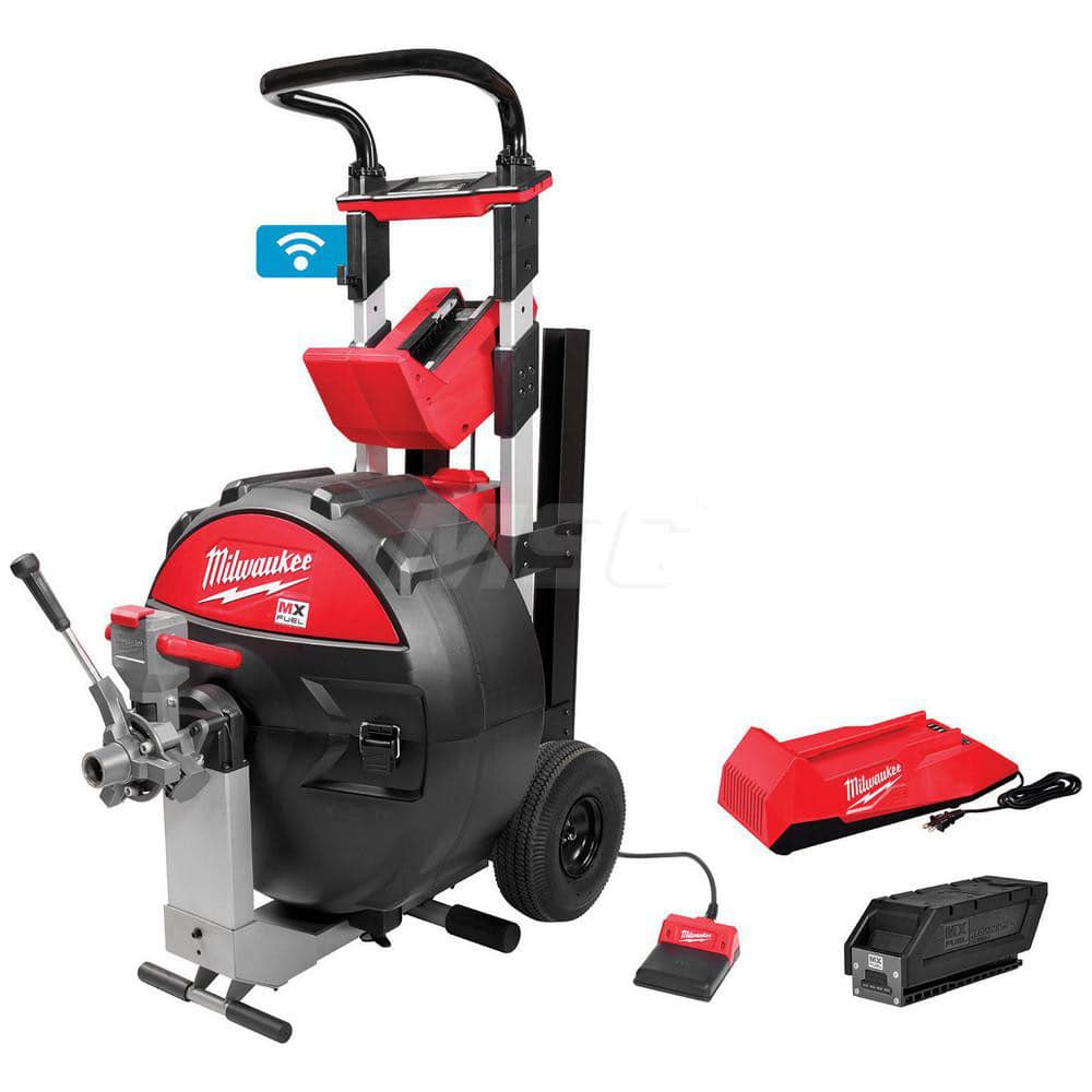 Milwaukee Tool MXF500-1CP Electric & Gas Drain Cleaning Machines; Cable Length (Feet): 5ft ; Cable Diameter: 3/4; 3/4 (Inch); Cable Diameter: 3/4 ; Cable Length: 5ft ; Battery Chemistry: Lithium-Ion ; For Use With: MX FUEL 