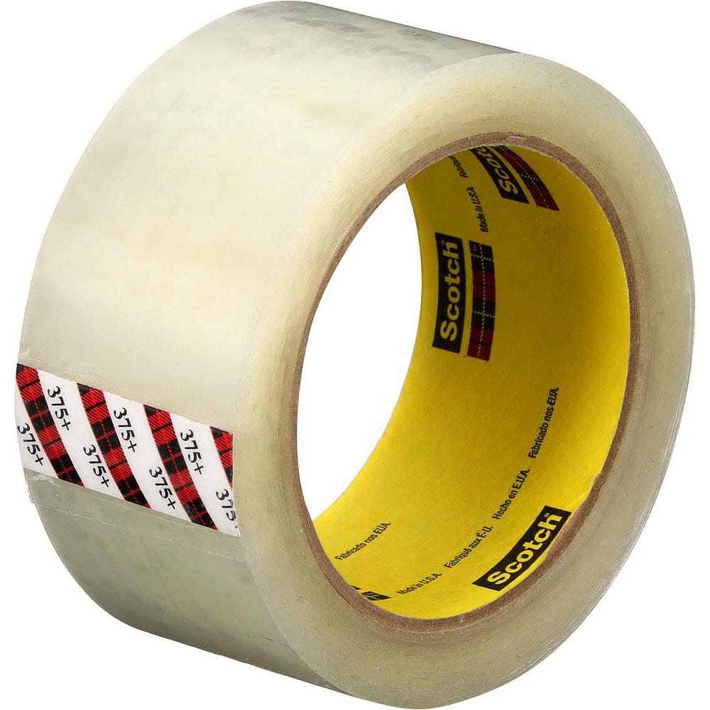 Packing Tape: Clear, Synthetic Rubber Adhesive