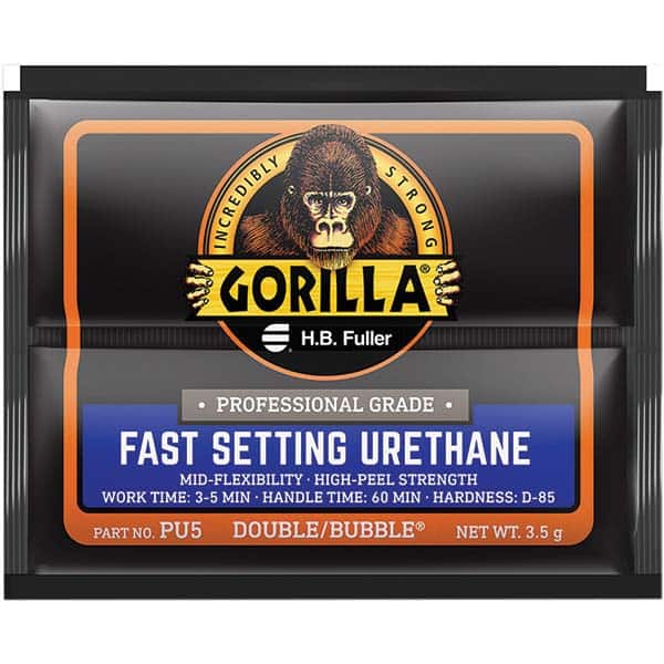 GorillaPro PU5-100 Two-Part Methacrylate: 3.5 g, Foil Pack Adhesive 