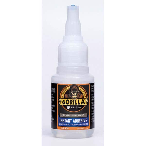 Adhesive Glue: 20 g Squeeze Bottle, Clear