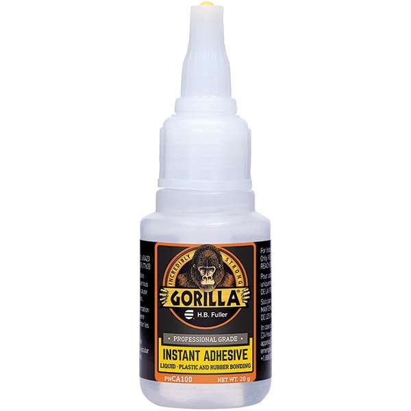 Adhesive Glue: 20 g Squeeze Bottle, Clear