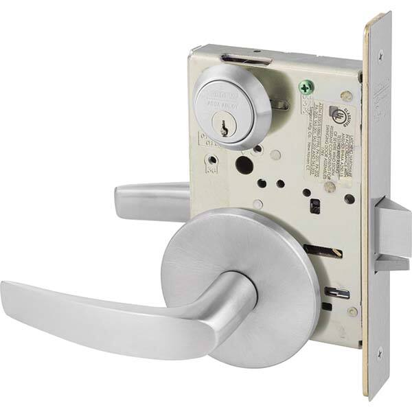 Lever Locksets; Lockset Type: Entrance ; Key Type: Conventional ; Back Set: 2-3/4 (Inch); Material: Steel ; Door Thickness: 1-3/4 ; Finish: Satin Chrome