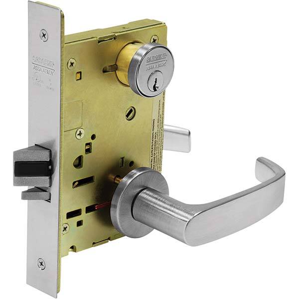Lever Locksets; Lockset Type: Office ; Key Type: Conventional ; Back Set: 2-3/4 (Inch); Material: Steel ; Door Thickness: 1-3/4 ; Finish: Satin Chrome