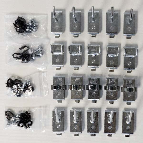 Pegboard Hook Sets; For Use With: Treston pegboard panels: 861511-49; 861516-49; 861533-49; 861526-49; 861531-49; 860951-49; 830518-07P; 830682-07P; C74007102; 14-C7400779; 14-C7400774; 14-C7400771 ; Number of Pieces: 20