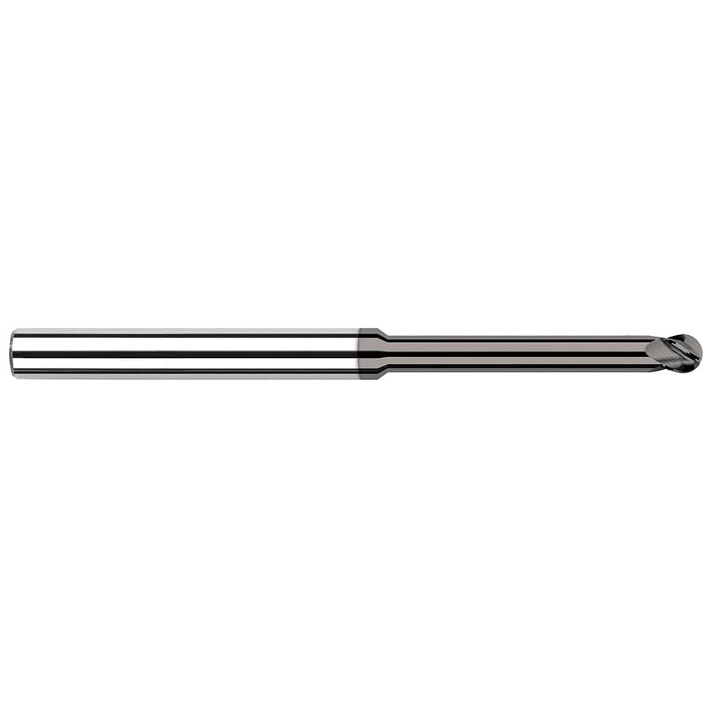 Harvey Tool 62062 Ball End Mill: 0.062" Dia, 0.093" LOC, 4 Flute, Solid Carbide Image