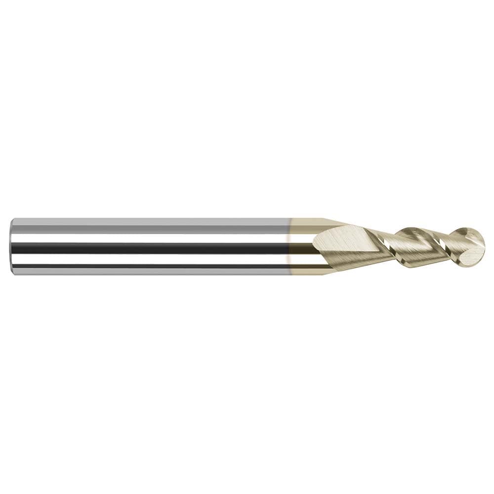 Harvey Tool 27916-C7 Ball End Mill: 0.25" Dia, 0.75" LOC, 2 Flute, Solid Carbide Image