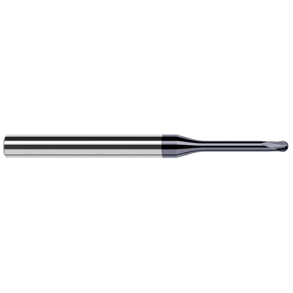 Harvey Tool 863262-C6 Ball End Mill: 0.062" Dia, 0.05" LOC, 2 Flute, Solid Carbide Image