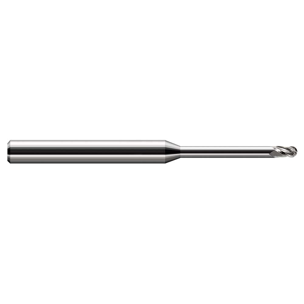 Harvey Tool 966030 Ball End Mill: 0.03" Dia, 0.045" LOC, 3 Flute, Solid Carbide Image