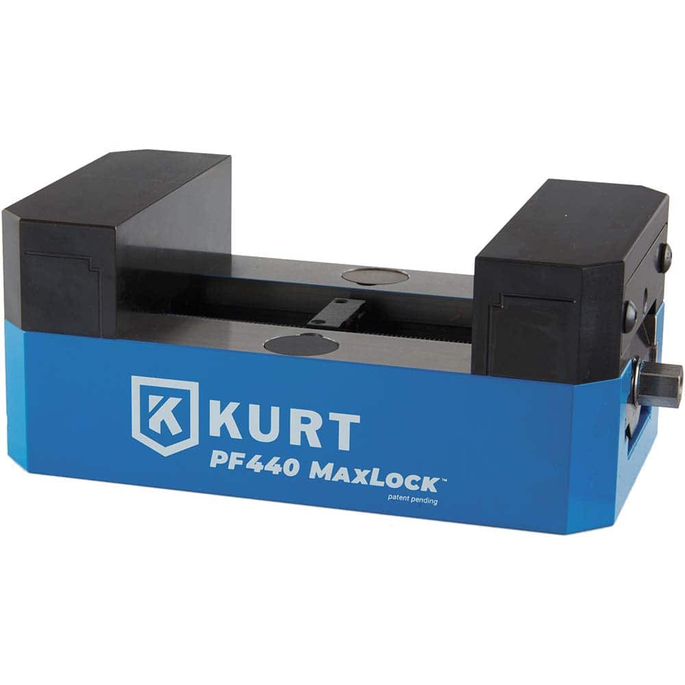Modular Carvable Vise: 4'' Jaw Width, 1-1/4'' Jaw Height