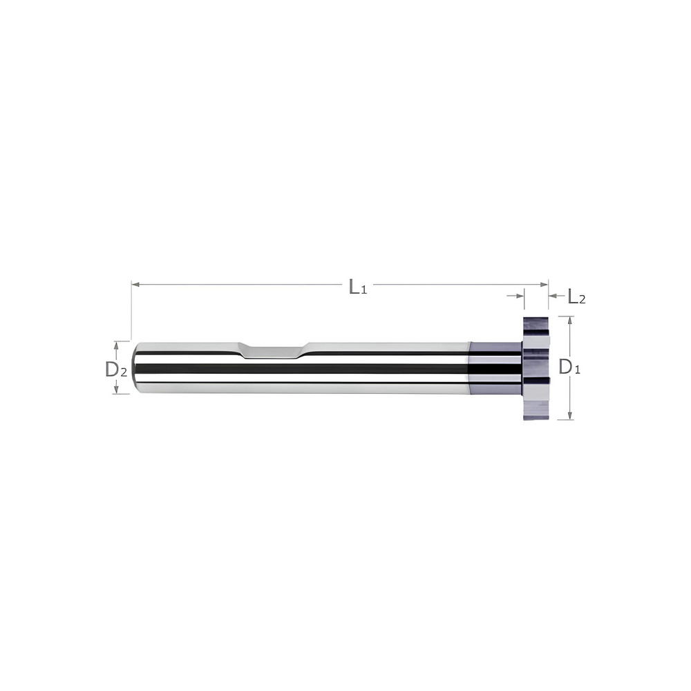 Harvey Tool - Woodruff Keyseat Cutter: 3/4