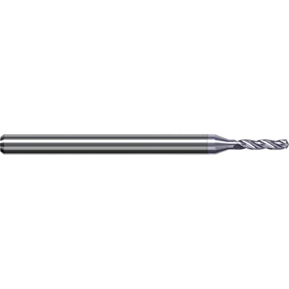 Harvey Tool BAF0292-C8 Micro Drill Bit: 0.0292" Dia, 130 °, Solid Carbide Image