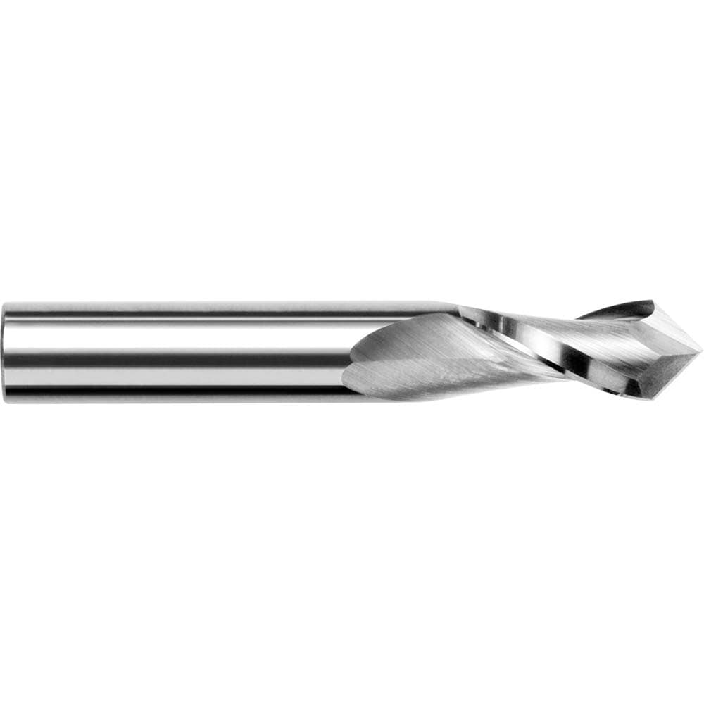 Drill Mill: 1/4" Dia, 3/4" LOC, 2 Flutes, 90 ° Point, Solid Carbide