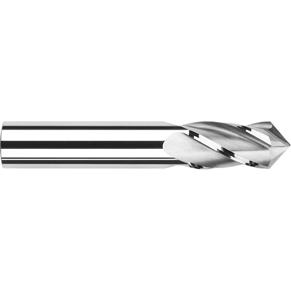 Harvey Tool 988140 Drill Mill: 5/8" Dia, 1-1/4" LOC, 4 Flutes, 120 ° Point, Solid Carbide 