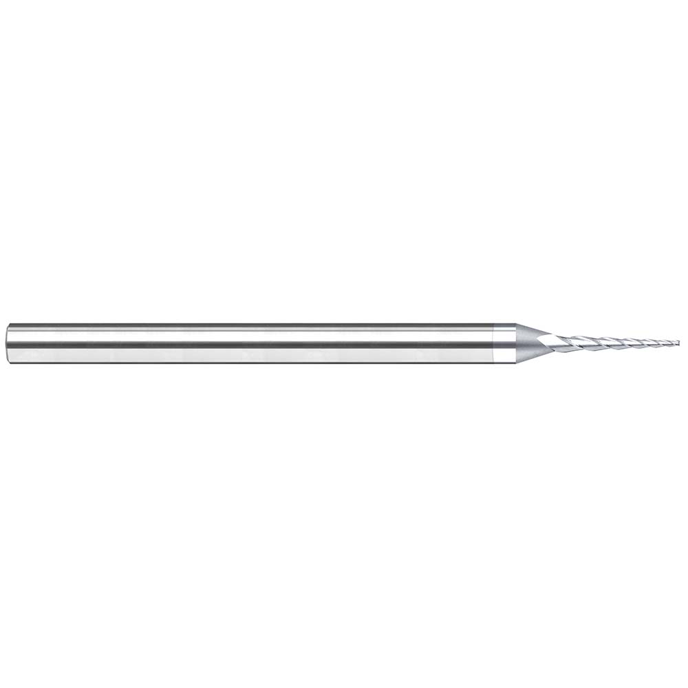 Harvey Tool Tapered End Mill 1 deg Angle per Side, 0.0300" Small Dia