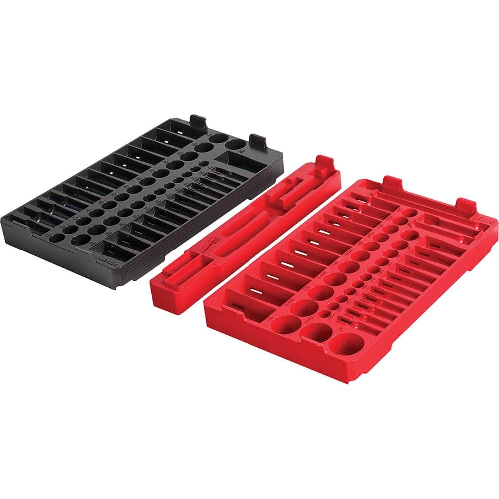 Socket Holders & Trays; Type: Tray ; Color: Red, Black