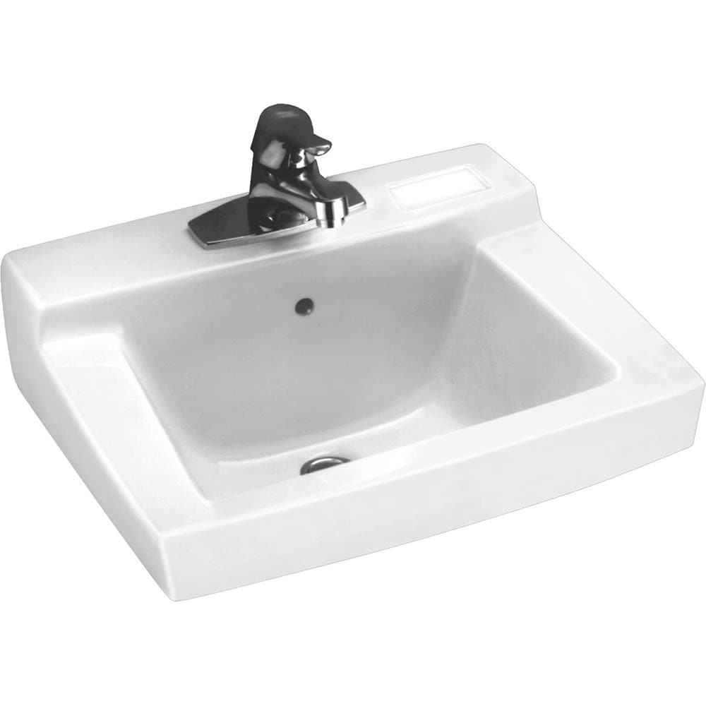 American standard lavatory sink wall hung mount vitreous china