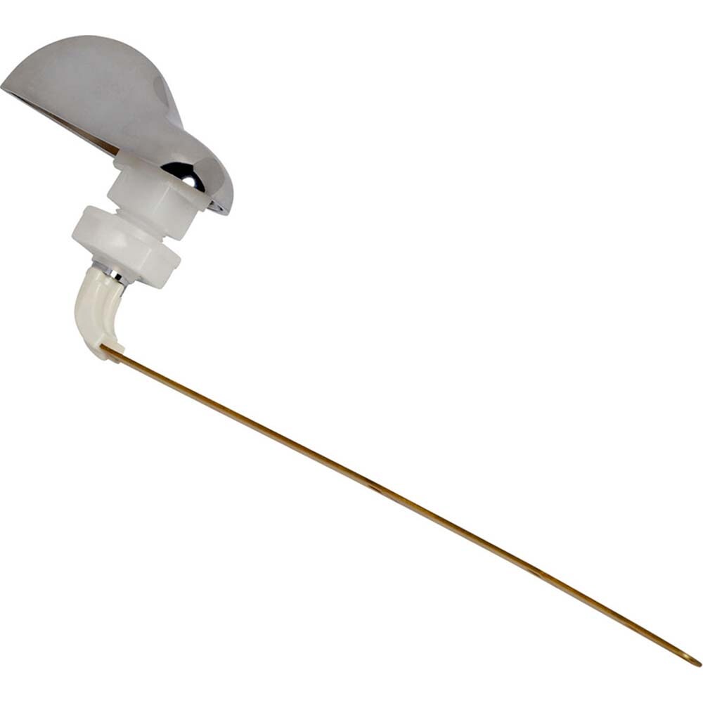 Tank Levers; Arm Length: 10 (Inch); Style: Left Hand Trip Lever ; Handle Type: Lever ; Material: Metal ; Type of Nut: Round Nut ; Type of Spud: Horizontal
