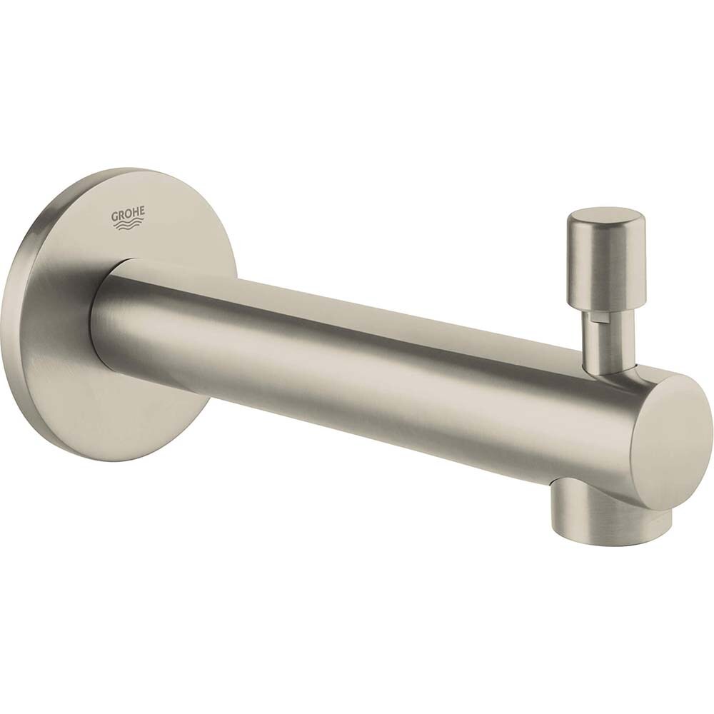 Shower Heads & Accessories; Type: Tub Spout ; Material: Metal ; GPM: 2.50 ; Face Diameter: 6.75 (Inch); Finish/Coating: Nickel; Brushed ; Settings: Spray, Pulse, Combination Pulse-Massage