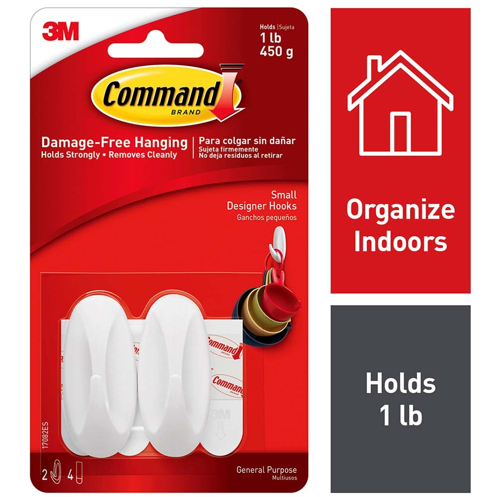 All-Purpose & Utility Hooks; Material: Plastic ; Color: White