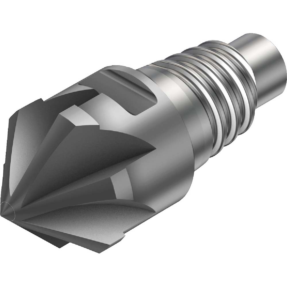 Sandvik Coromant 7611858 Corner Radius End Mill Head: 8 Flutes 