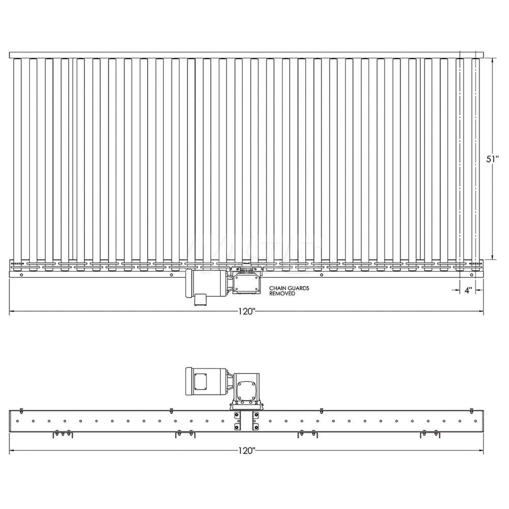 Ashland Conveyor Motorized Conveyors Type Drive Unit Belt Width Inch 510000 Shape 5435