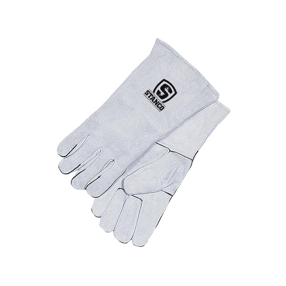 Welder's & Heat Protective Gloves; Welding Applications: Stick Welding ; Type: Standard Glove ; Primary Material: Leather ; Coating Material: Uncoated ; Coating Coverage: Uncoated ; Lining: Lined