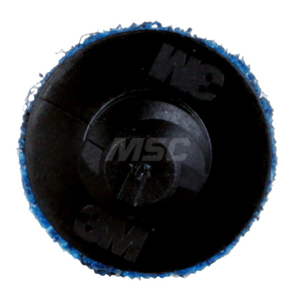 Quick-Change Disc: Roloc TR, 1" Dia, Premium Ceramic Alumina, Non-Woven - Blue, 30000 RPM, Series PN-DR