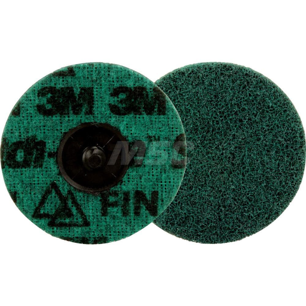 Quick-Change Disc: Roloc TR, 3" Dia, Ceramic, Non-Woven