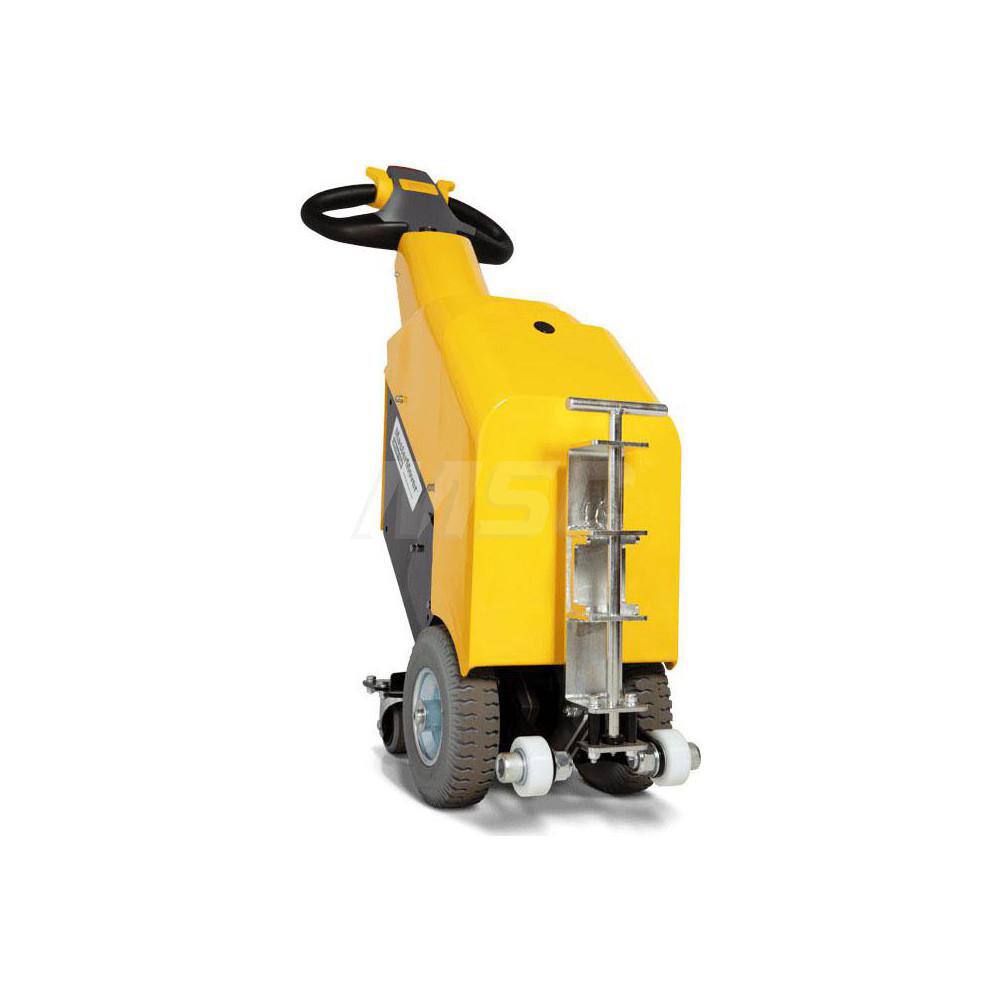 Cart Accessories; Media Type: Electric tow; electric tug ; For Use With: Wheeled loads with draw bar; wheeled loads with towing eye ; Color: Yellow ; Width: 16 ; Width (Inch): 16 ; Length: 36.00 (Inch)