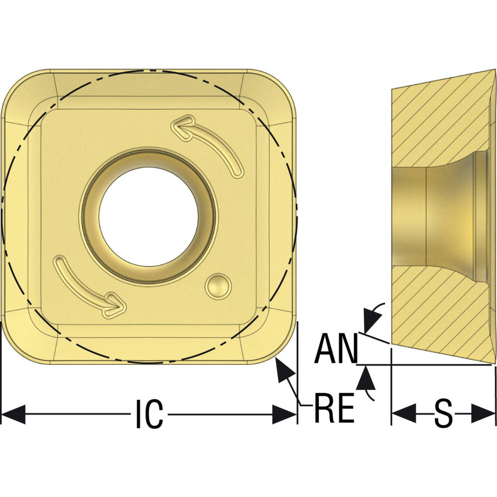 Seco Milling Inserts; Insert Size Code 180630 ; Insert Material