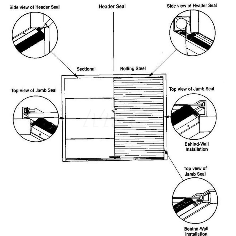 American Garage Door Supply Sweeps & Seals; Product Type Garage