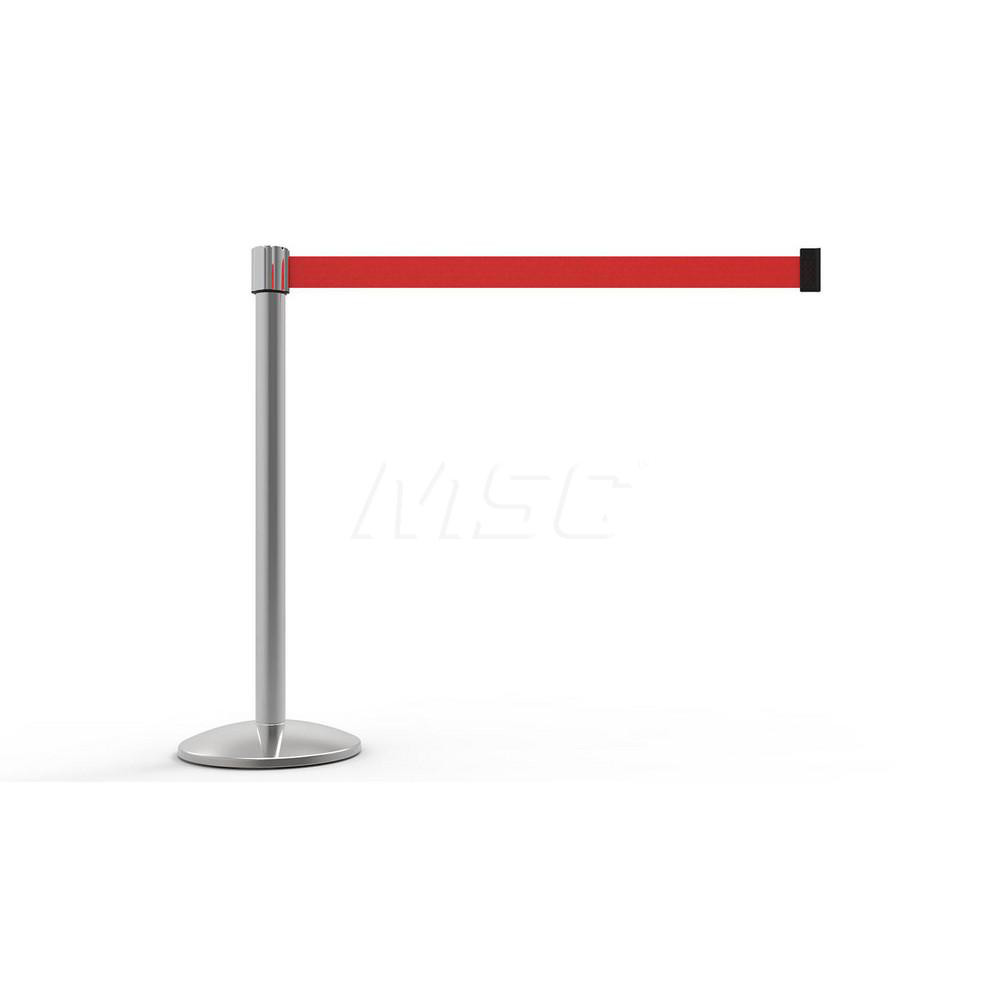 Banner Stakes Free Standing Retractable Belt Barrier Post 40" High