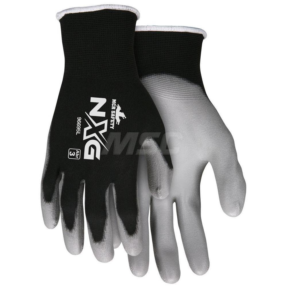 Cut, Puncture & Abrasive-Resistant Gloves: Size 3XL, ANSI Cut A1, ANSI  Puncture 2, Polyurethane, Nylon Blend