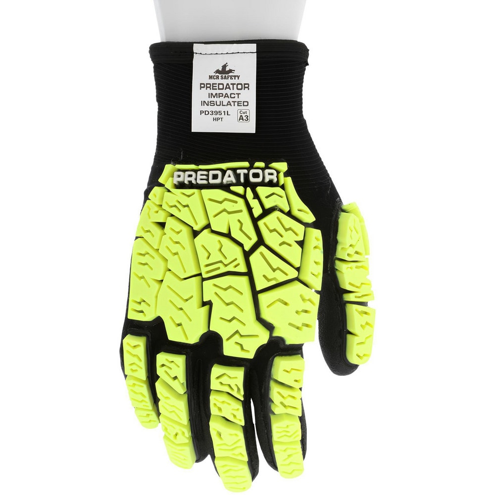 Cut, Puncture & Abrasive-Resistant Gloves: Size 2XL, ANSI Cut A3, ANSI Puncture 2, Polyvinylchloride, Nylon