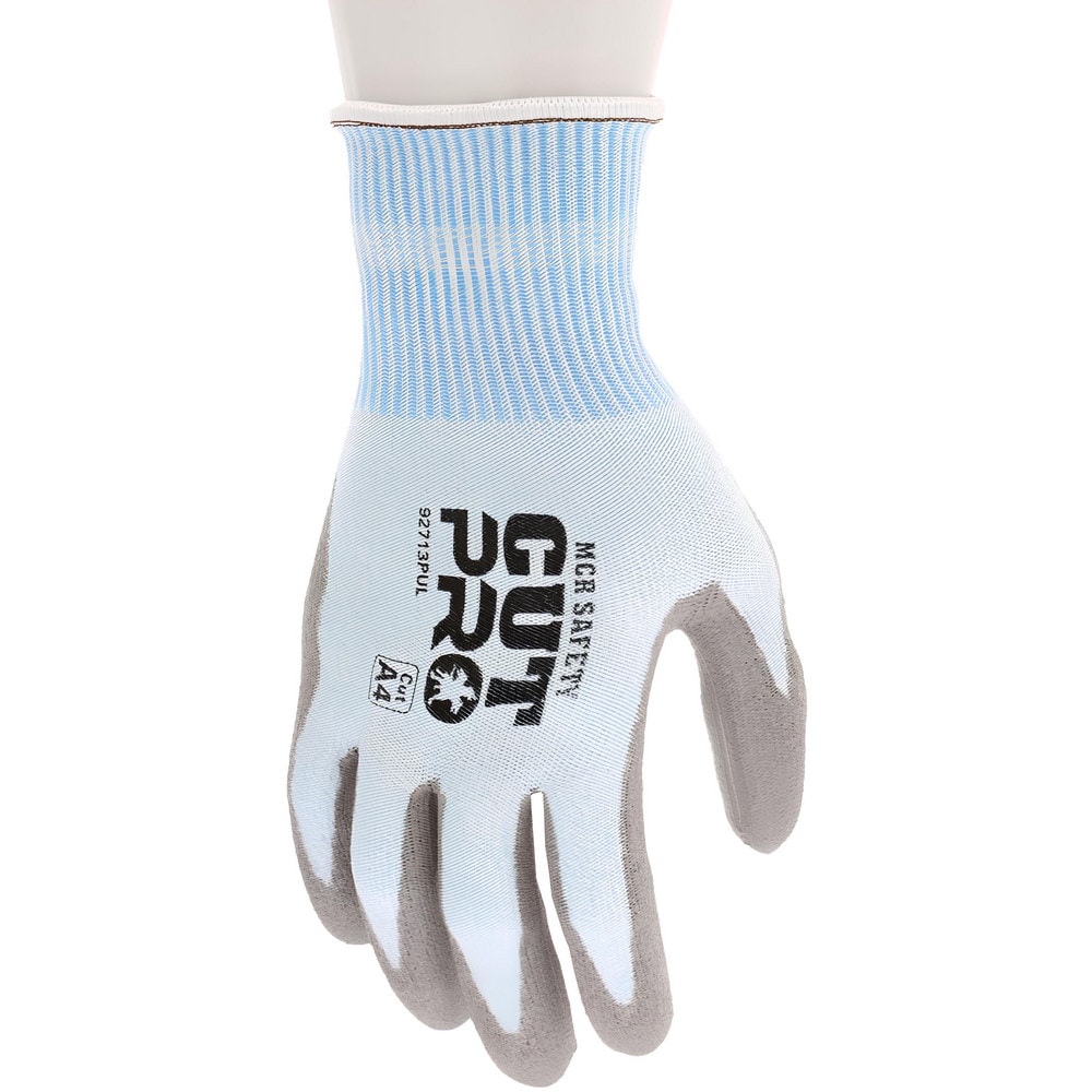 Cut, Puncture & Abrasive-Resistant Gloves: Size 2XL, ANSI Cut A4, ANSI Puncture 3, Polyurethane, HPPE
