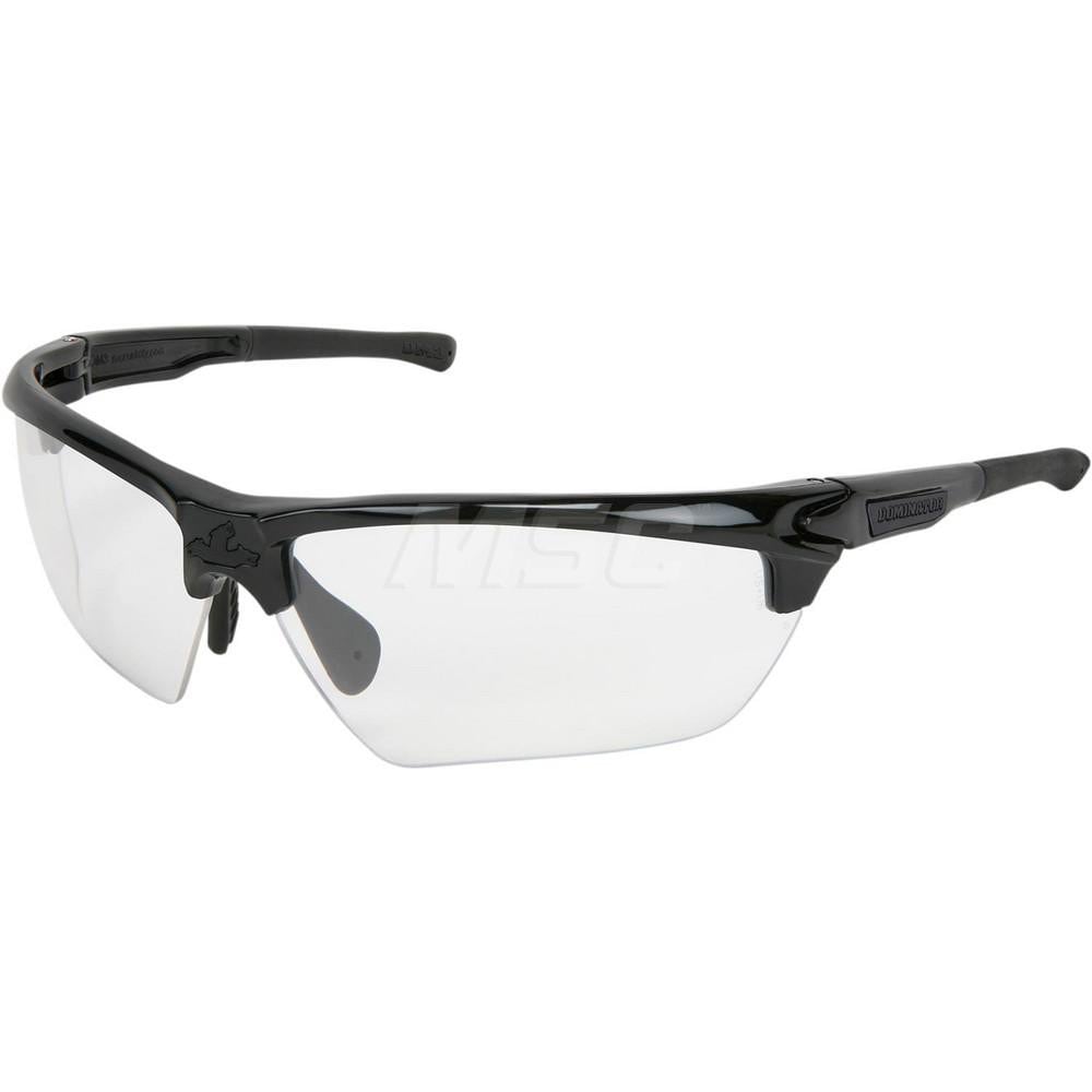 MCR SAFETY DM1330PF Safety Glass: Anti-Fog & Scratch-Resistant, Polycarbonate, Clear Lenses, Half-Framed 